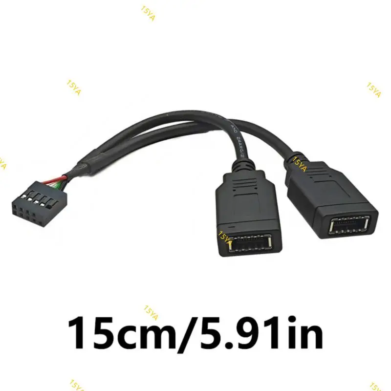 15YA USB2.0 9PIN до двойного типа e Ключ