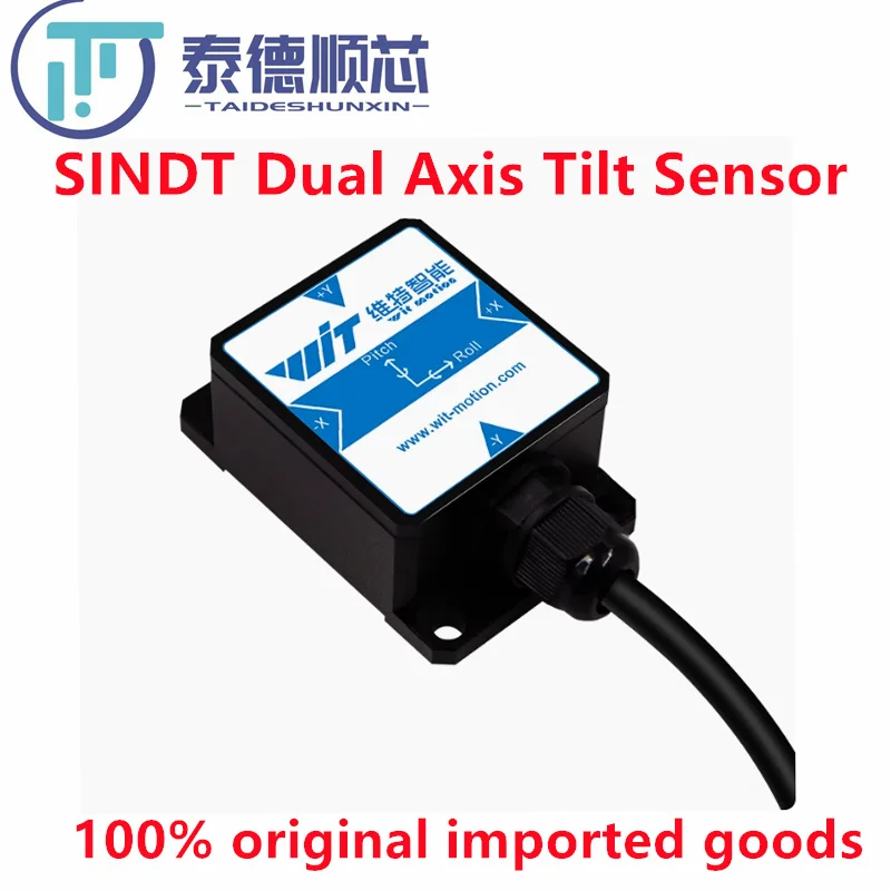 1PCS/LOT Smart SINDT Dual Axis Tilt Sensor Attitude Angle Measurement Angular Velocity Vibration Modbus PLC in stock