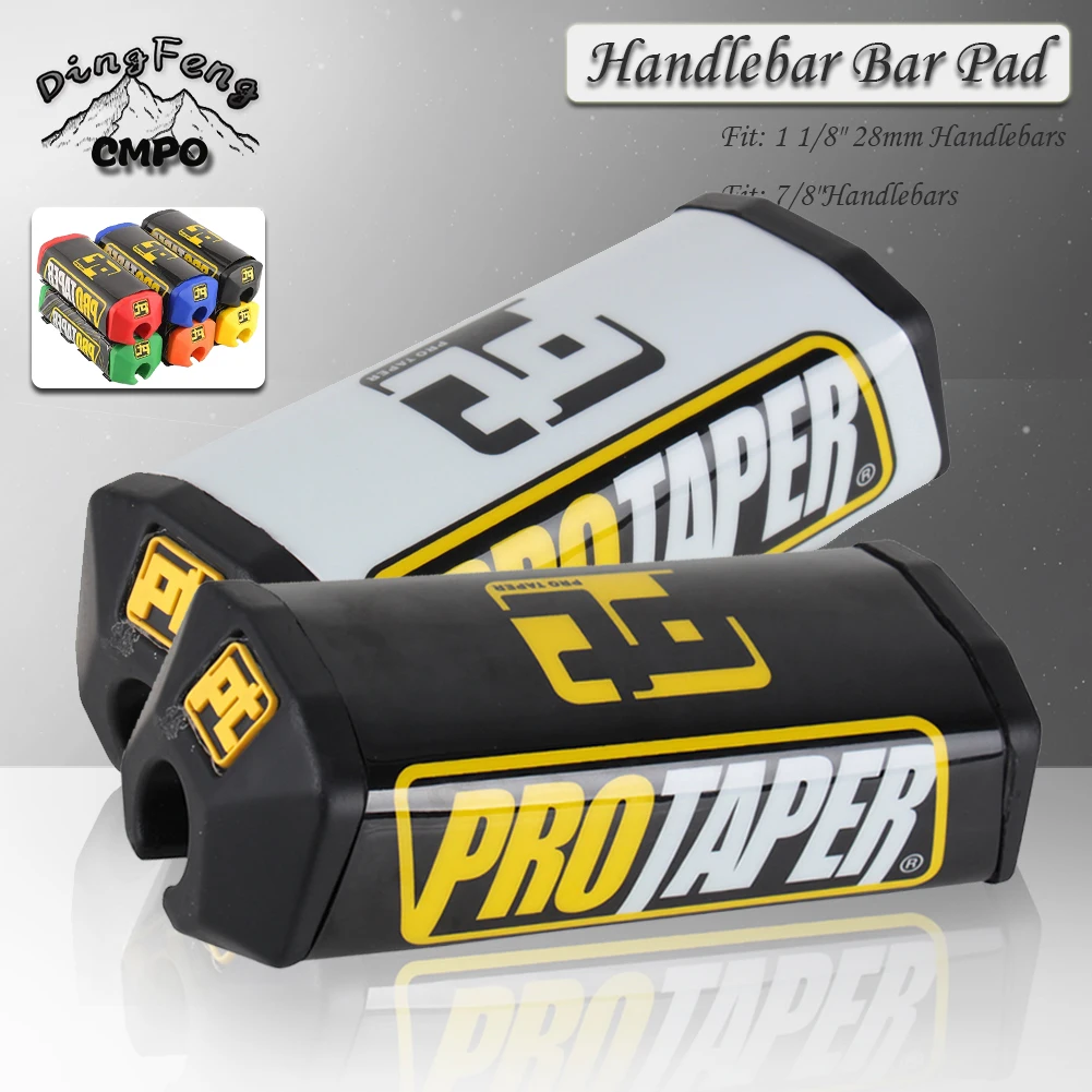 1-1/8 28MM Motorcycle Handlebar Pad Bar Pad For Pro Taper 2.0 Square Handlebar Bar YZ250F YZ450F YZ250FX WR450F WR250F Dirt Bike