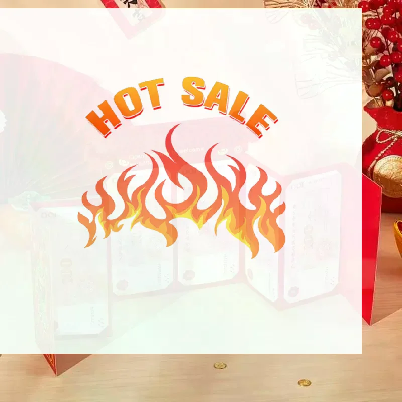 

Счастливые красные конверты с золотой фольгой, дизайн новогодней благословения, денежные пакеты, благословение в китайском стиле, красные карманы, китайский весенний фестиваль