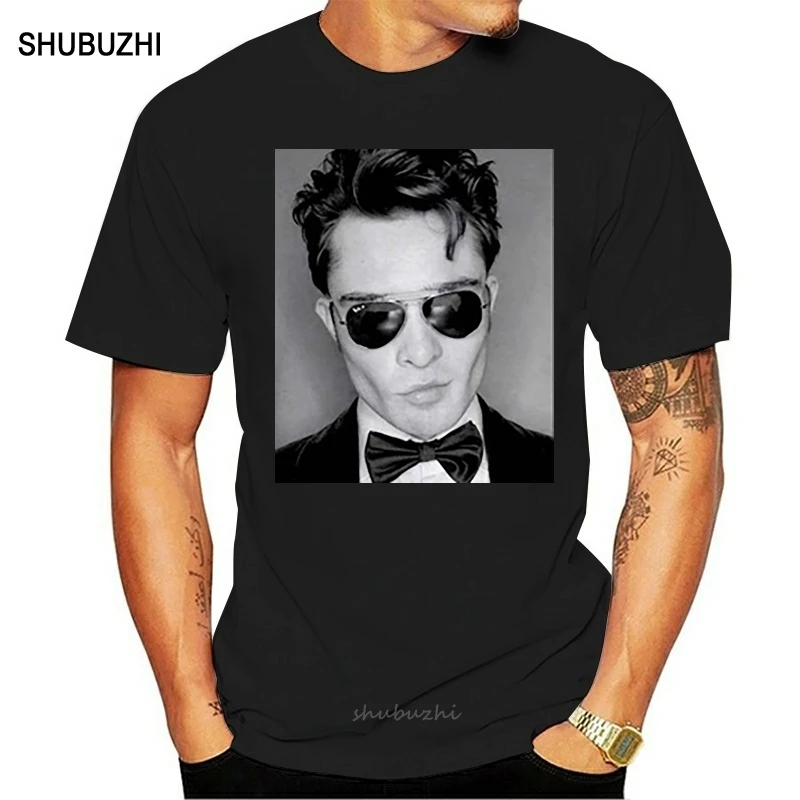 Gossip Girl Chuck Bass Mr Ed Tshirt Comfortable Men'S Black T-Shirt Size S-Xxl Wholesale Tee Shirt