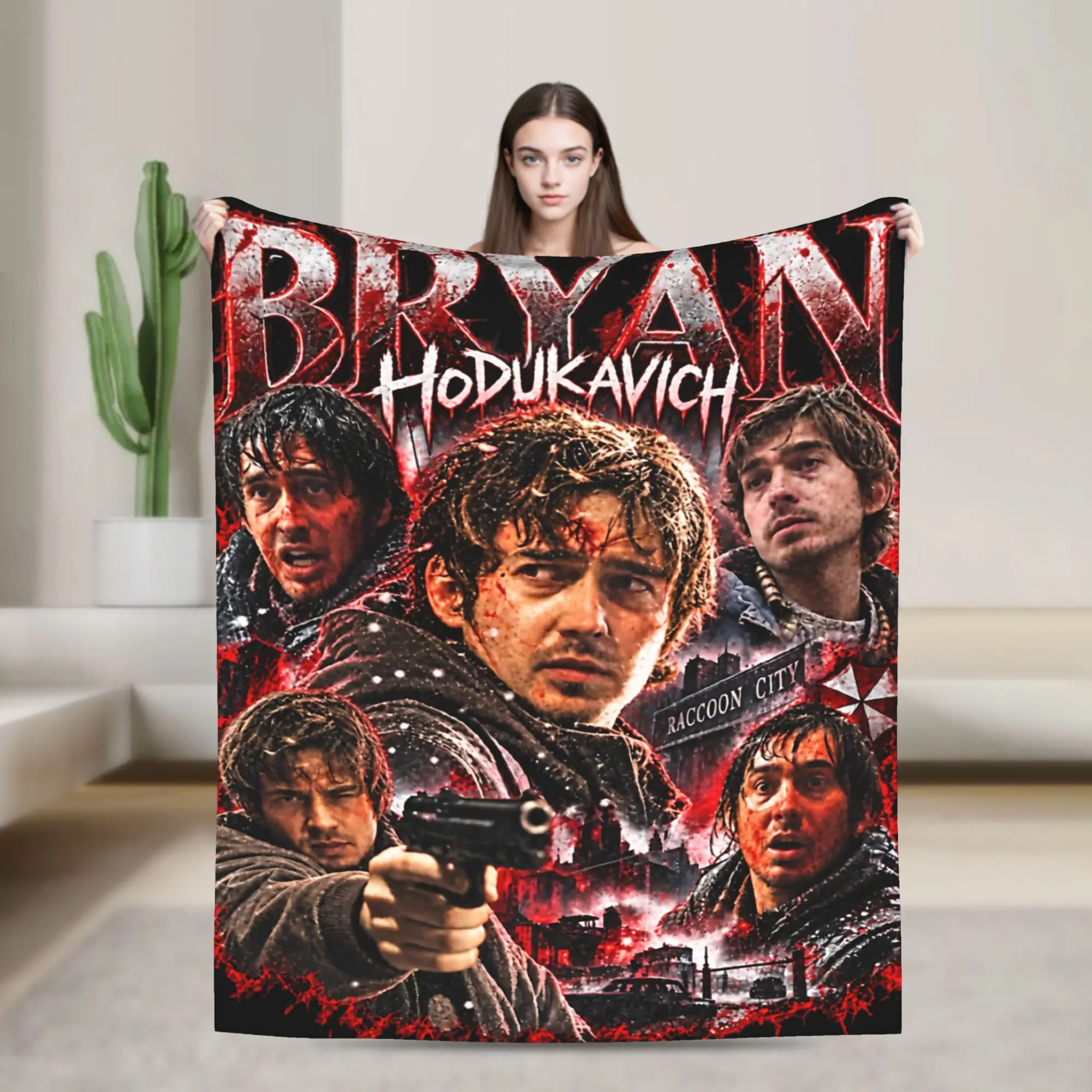 Bryan Hodukavich 2026 Movie Blanket Flannel Textile Decor R-Residents Portable Soft Throw Blanket for Home Couch Bedspread