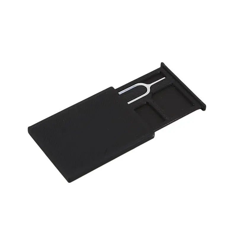 Portable PLA SIM Micro SD Card Storage Case With Eject Pin, Mini SIM TF Memory Card Organizer Holder Box 1/5Pcs Mixed Color view 6