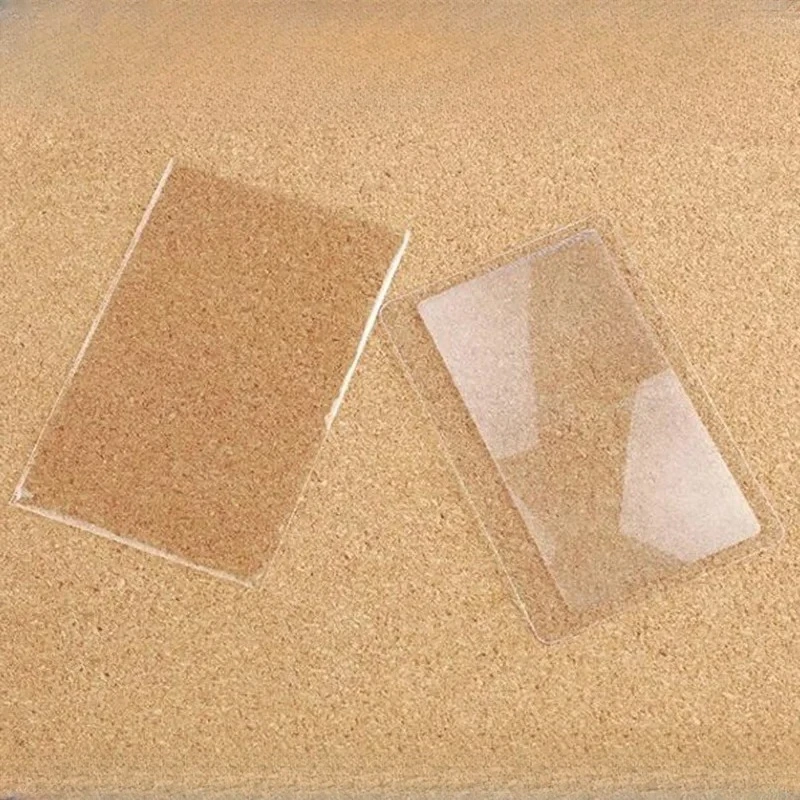 10PCS Portable Credit Card Magnifier Fresnel Lens 3x Plastic Acrylic Magnifying Glass Helping Hands Loupe Lenses