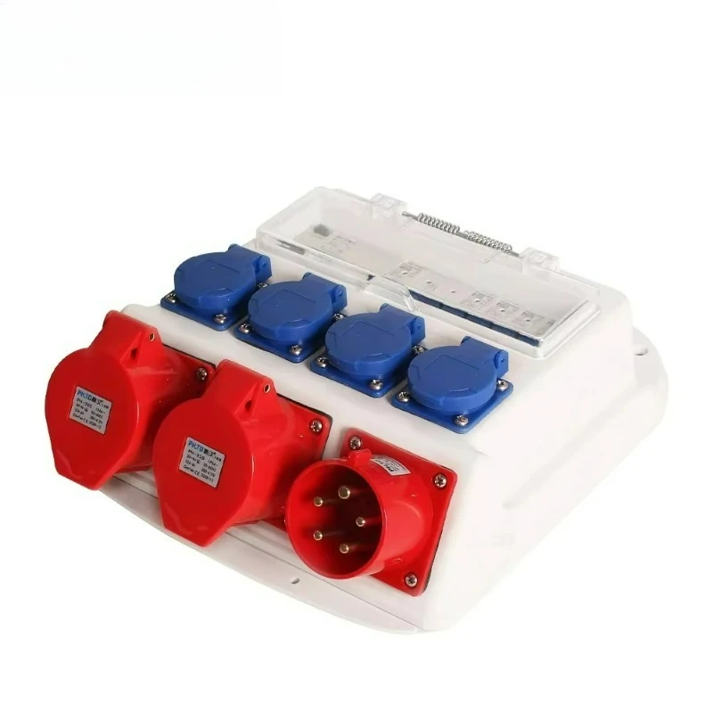 Wall Mounted Small Socket Distribution Box Indoor and Outdoor Dedicated Industrial Polycarbonate Plastic Socket Box
