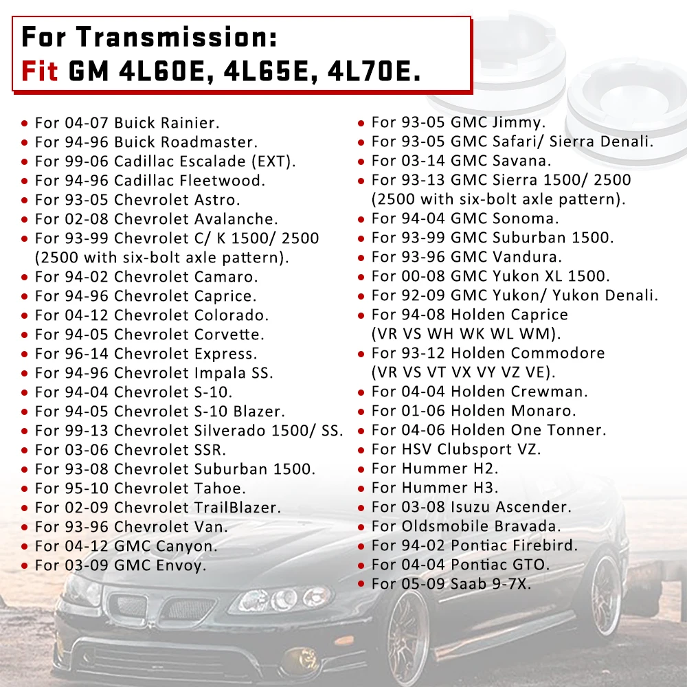 4L60E 4L65E 4L70E Pinless Car Forward Accumulator Piston Kit Car Accessories Sonnax FWD, 1-2 and 3-4