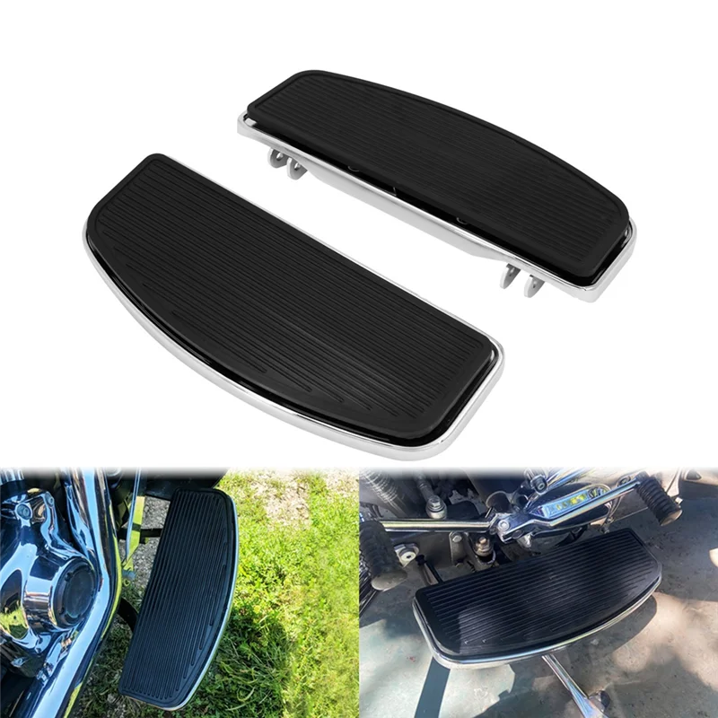 

H5-Motorcycle Front Foot Pedal Footboards For Dyna Journey Dyna Street Fighter FLD Softail 1986-2017
