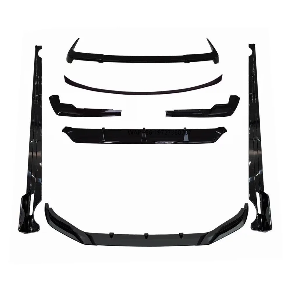 

X7 G07 LCI Glossy Black Front Lip Rear Diffuser Side Skirts Spoiler Front Splitter G07 LCI aero Kits