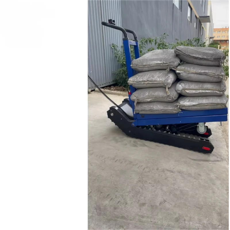 400KG Load Battery Powered Hand Truck Cart Stair Climbing Robot Factory Trolley