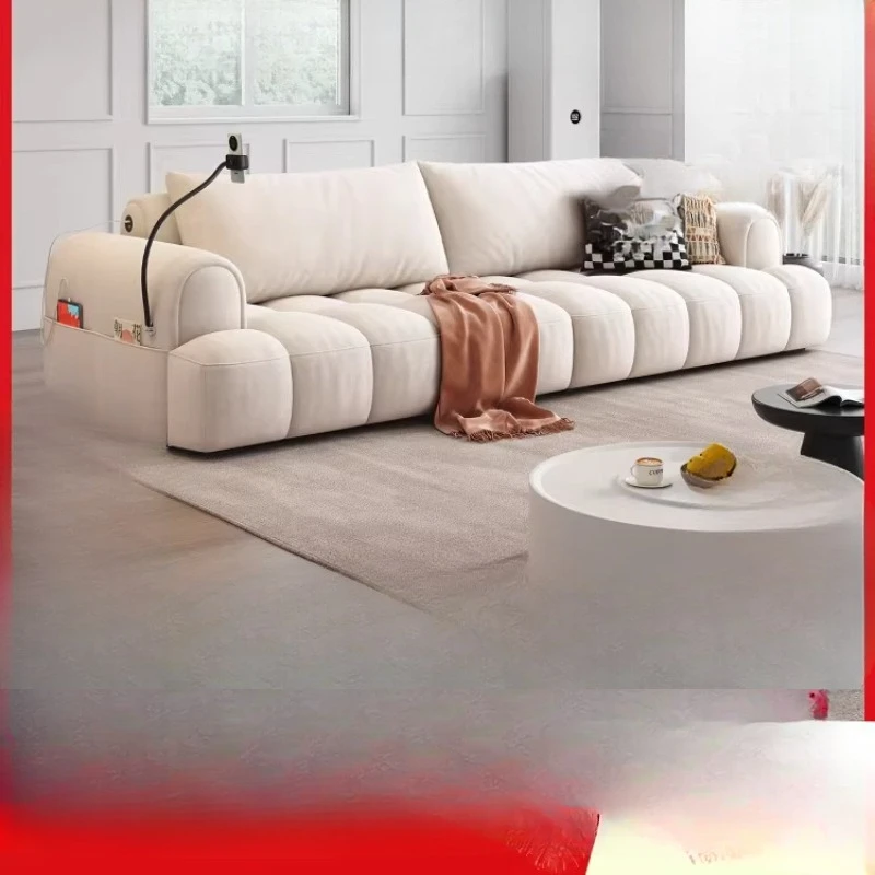 

Puff marshmallow, fabric sofa, cat scratch cloth removable