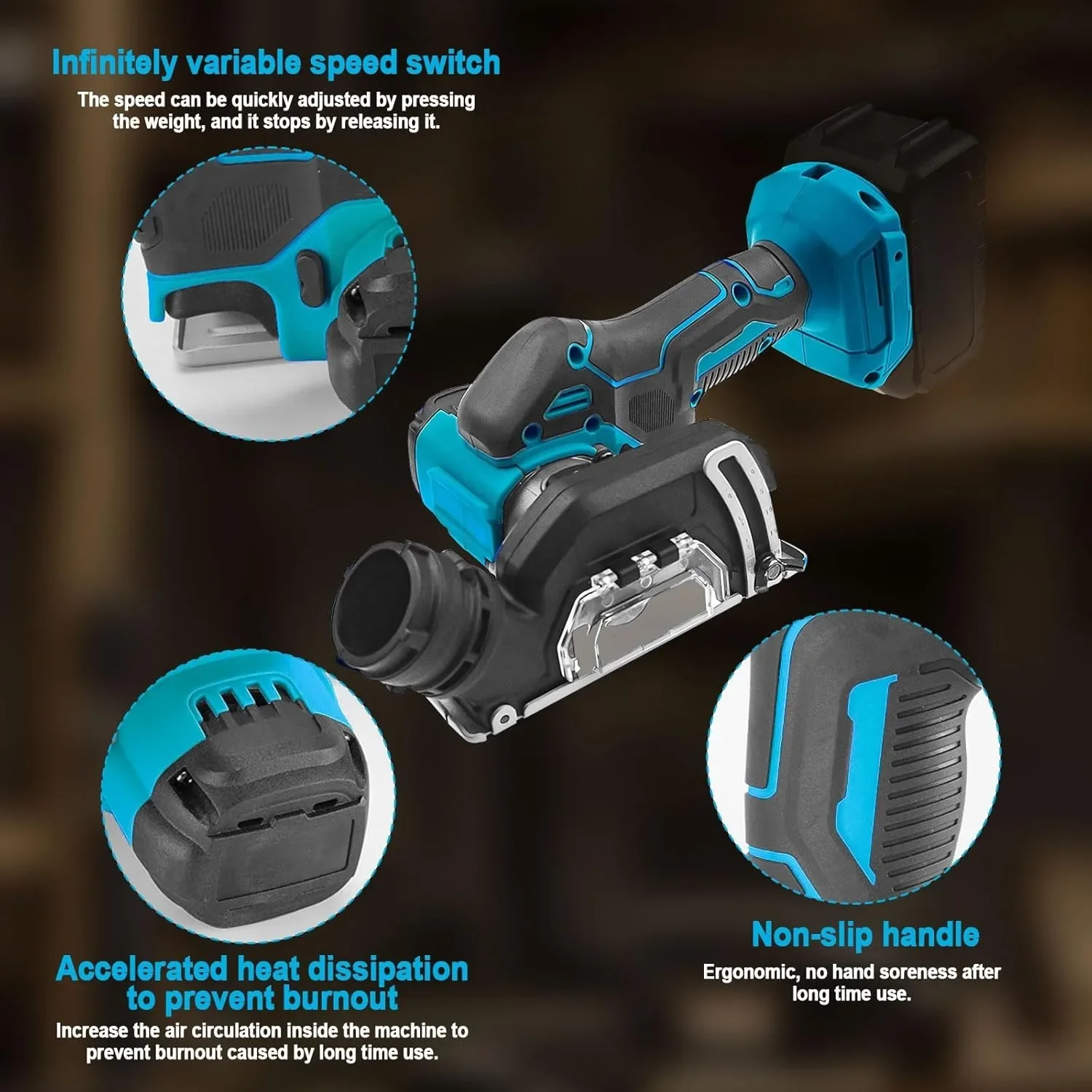 Electirc 컷오프 도구 무선 미니 앵글 그라인더 3 인치 커팅 원형 톱 기계 Makita 18V 배터리 용 전동 공구