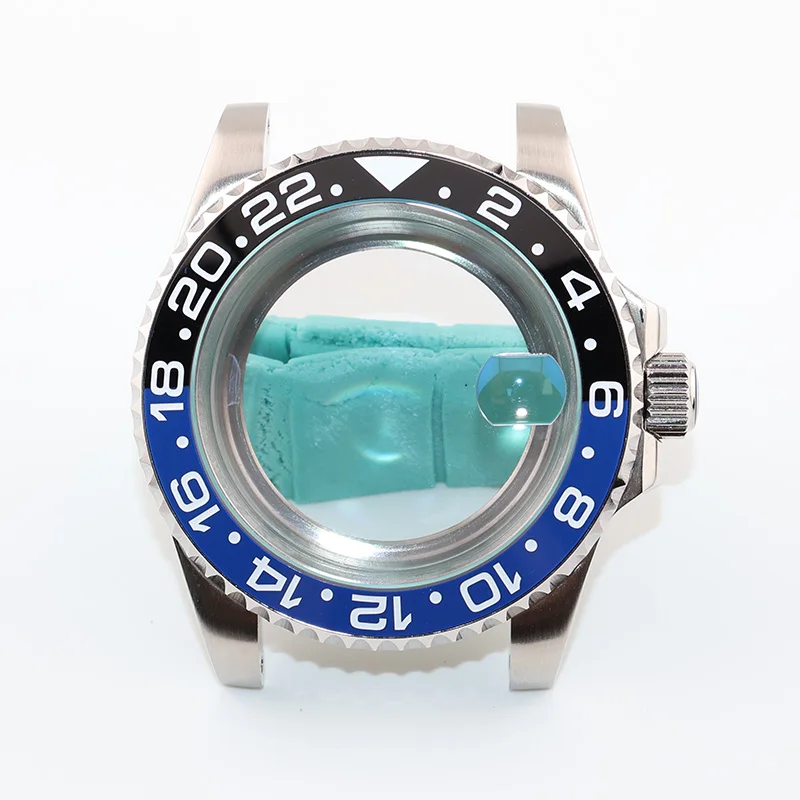 40mm Submariner Dark Green NH36 NH35 NH34 Watch Accessories for GMT Seiko Cases Men's Wristwatch Clock Replacement Parts