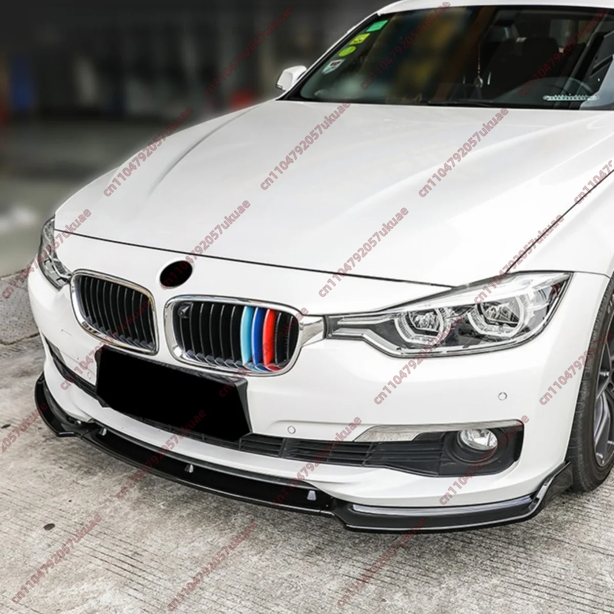 

Комплект из 2 глянцевых черных сплиттеров переднего бампера для BMW 3 серии F30 F31 318d 320i 320d 330i 330d (без M-PACK) 2011-2019, спойлер-диффузор
