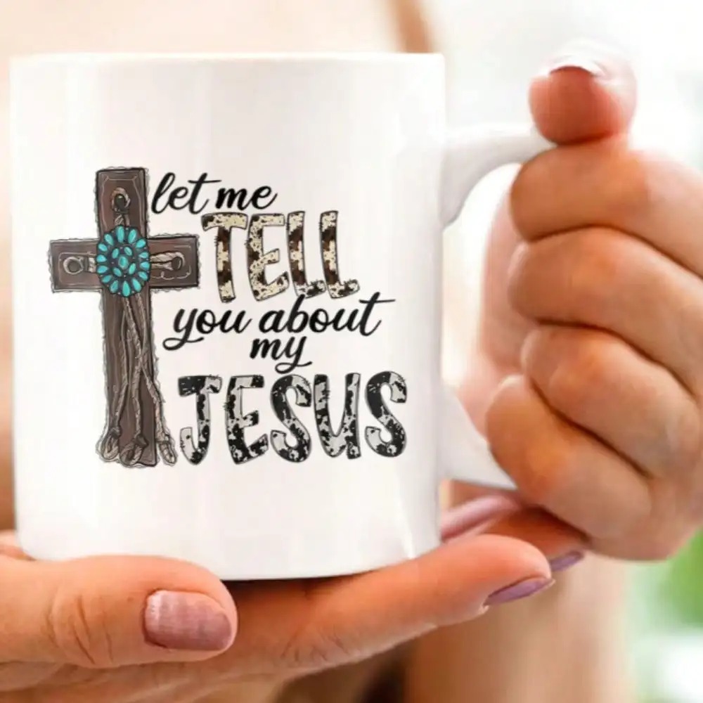 New Year Gifts Coffee 11oz Mug Ceramic Funny Saying How Does Jesus Make Coffee Hebrews It Cool Mugs Fun Coffee Mugs