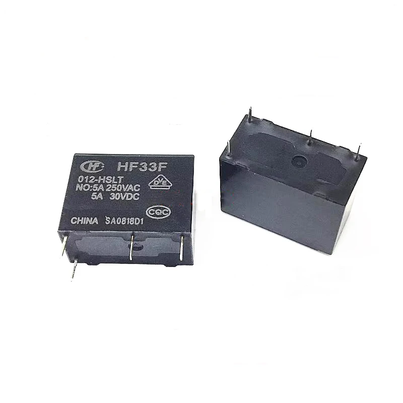 

HOT NEW HF33F-012-HSLT HF33F012HSLT 12VDC DC12V 12V 10A relay 4PIN