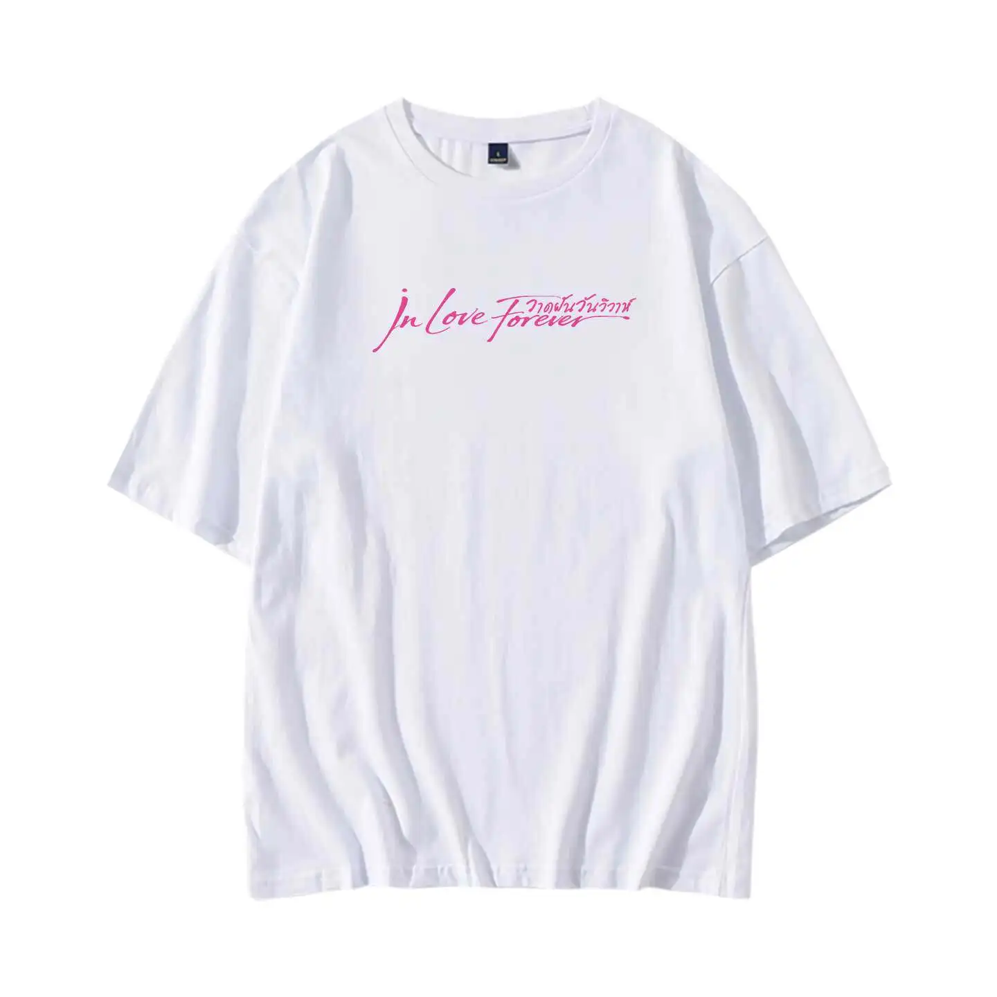Thai Drama in Love Forever Lingorm Lingling Orm Same Short Sleeve T Shirt Women Harajuku Aesthetic Graphics Tshirt Cotton Tees
