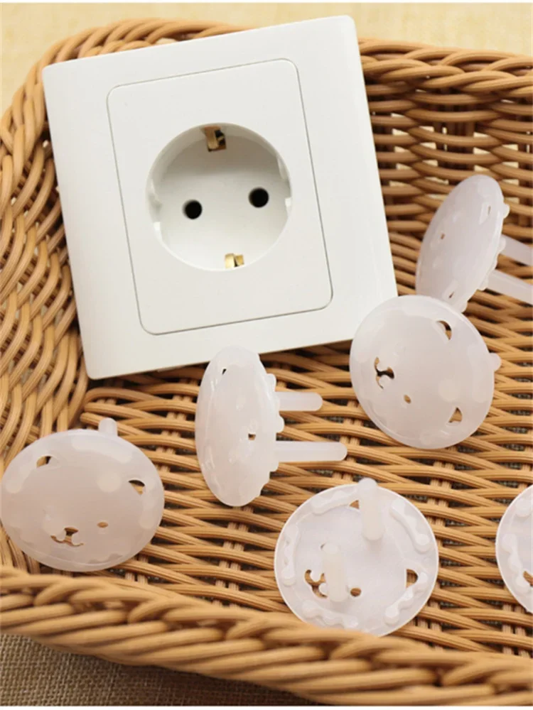 Prise de courant ue prise électrique bébé enfants Protection de sécurité pour enfants Protection Anti-choc électrique bouchons protecteur rotation couvercle