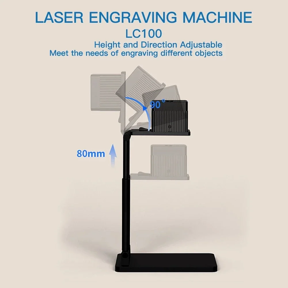 Compact Portable Desktop Engraver Machine with Cutting Etching Printer Milling Functions Core Engine Spindle for Mobile Use