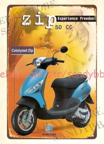 هدية سكوتر للأب بياجيو الرمز البريدي المعدني القصدير لوحة ديكور المنزل #1