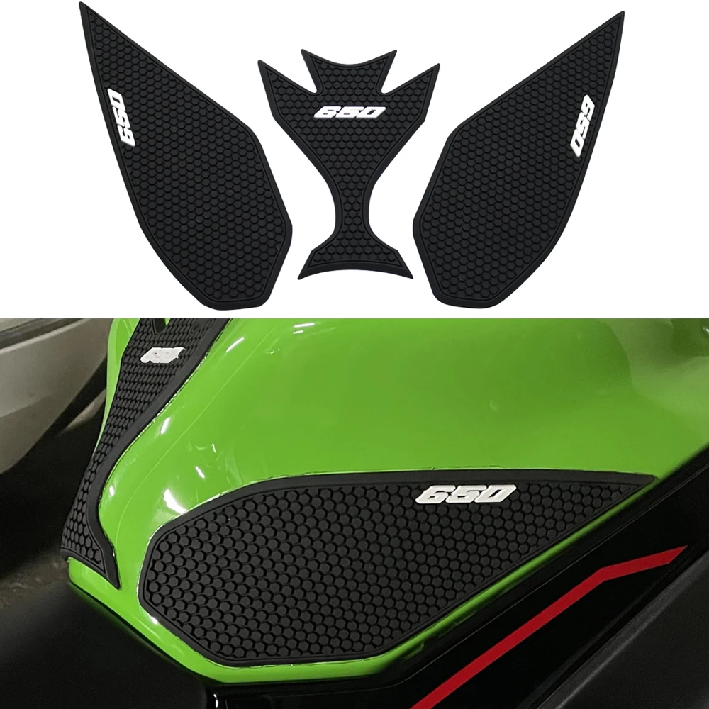 

New Ninja650 z 650 Special Motorcycle Tank Pad Protector Sticker Decal Gas Knee Grip For Kawasaki Ninja 650 z650 2017 - 2024