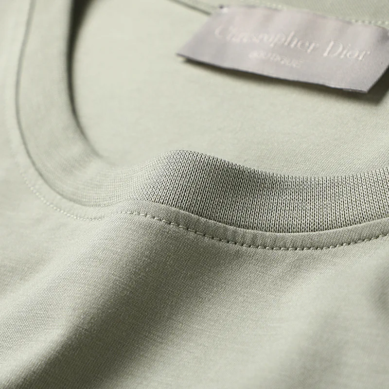 Dave&Di Men's wholesale men's t-shirts summer solid color clothes Modal round neck men's short sleeves