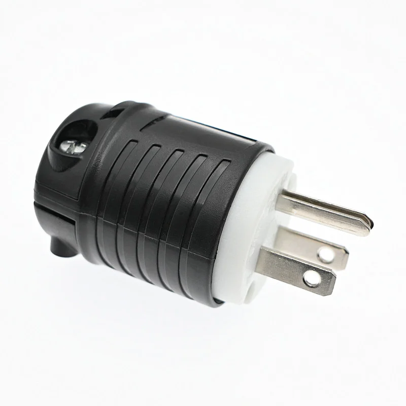 15A 125V straight headNEMA 5-15P 3-pole South American assembly wiring plug American standard industrial outdoor power male plug