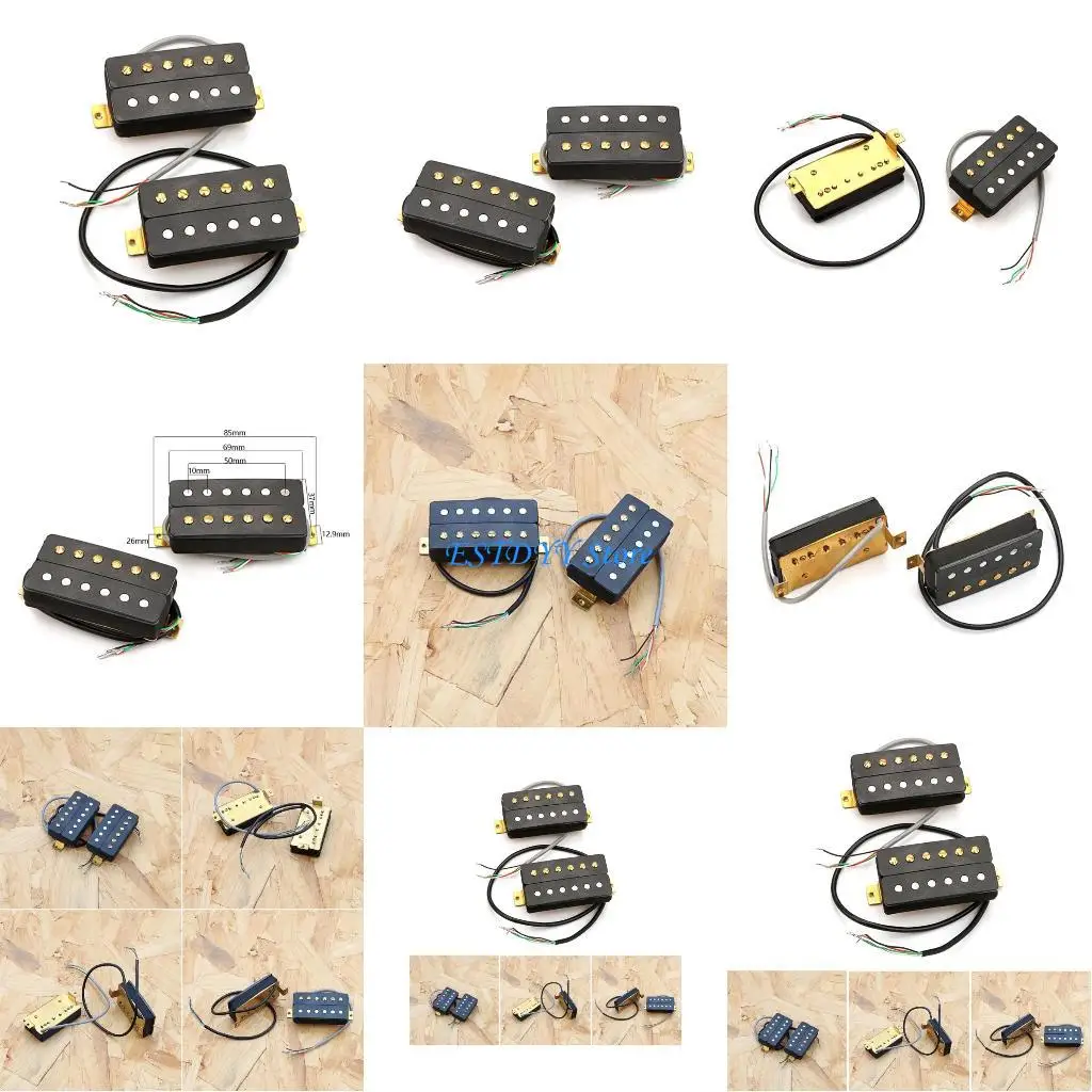 

G6DE Guitar Double Coil Humbucker Pickup Replacements for 6 Strings Guitar Part