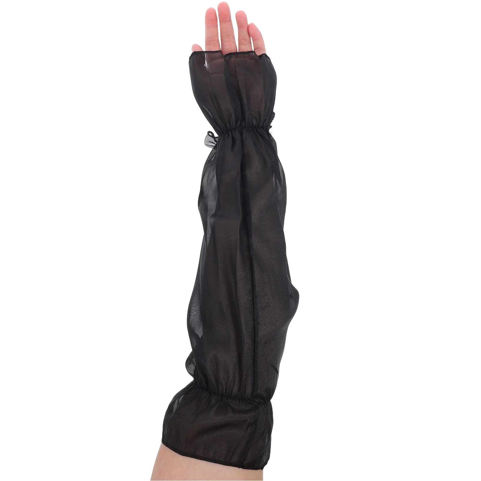 

2 Pair Sun Protection Arm Sleeves Women Mesh Cuff Sports Lightweight UV Cooling Breathable Driving Outdoor Activities Arm Covers