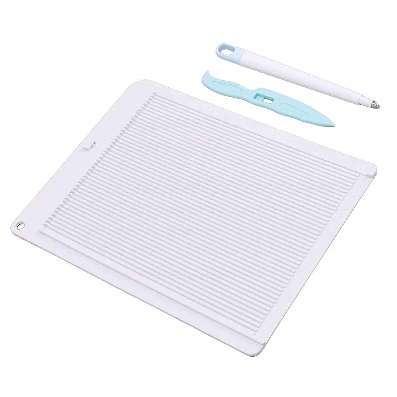 

Paper Trimmer Scoring Board Multifunctional Portable Plastic Envelope Scoring Board for Handcraft Plastic Paper Scoring Board