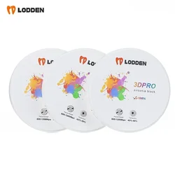 głosem laboratorium dentystyczne 3D Pro cyrkonowe bloki wielowarstwowe 98mm CAD CAM materiały do protez wytrzymałość 800Mpa-1200Mpa VITA16 i BL1-BL4