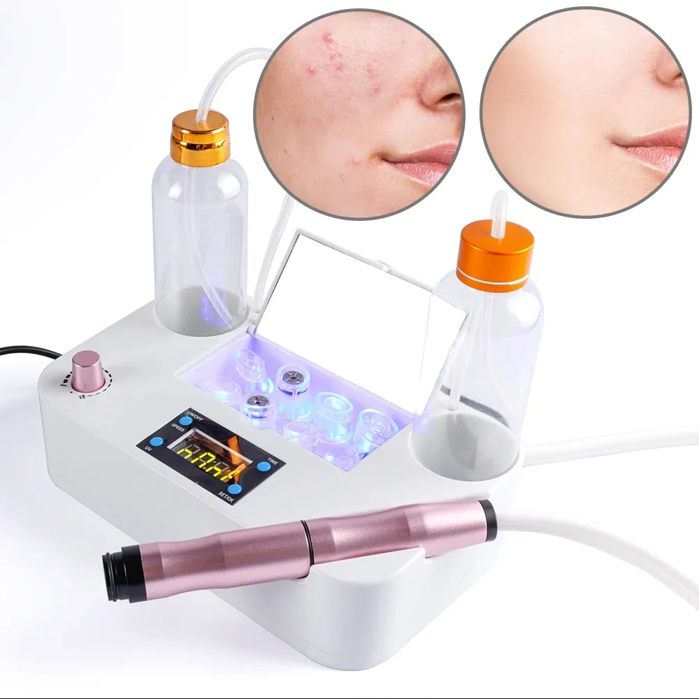 Small Bubble Beauty Instrument Blackhead Remover Hydrogen Water Oxygen Spray Vacuum Injection Clean Hydra Dermabrasion Device