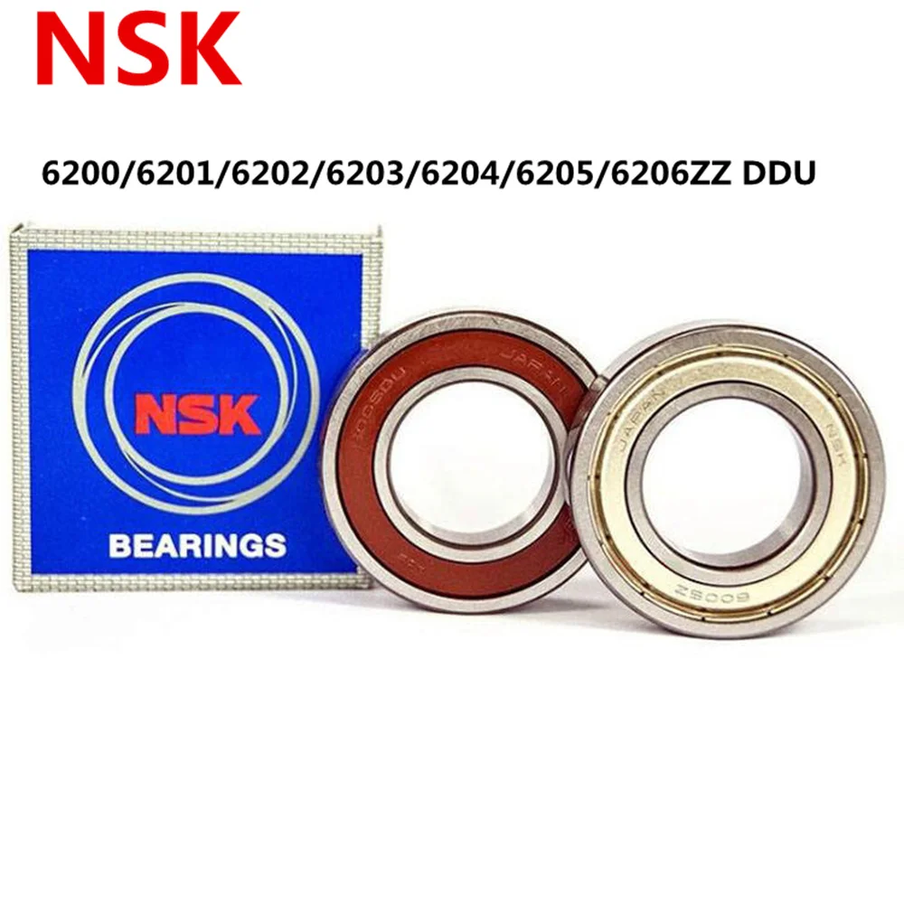 

Free Shipping NSK Deep Groove Ball Bearing Japan Bearing ABEC-7 6200 6201 6202 6203 6204 6205 6206ZZ DDU Bearing