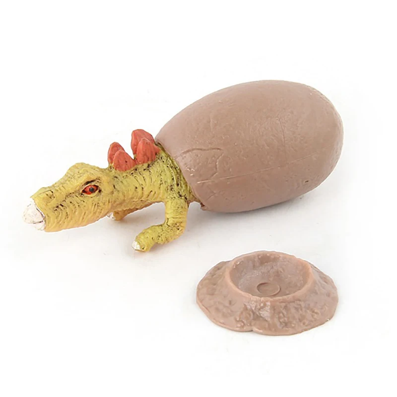 9 PCS/Set Dinosaur Handmade Model Half Hatched Dinosaur Egg Model With Pedestal Funny Novel Toys Boys Girls Toys Gifts