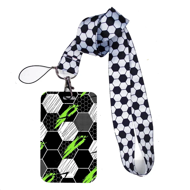 Football Series id card pass hang accessories holder keychain lanyard pass card holder