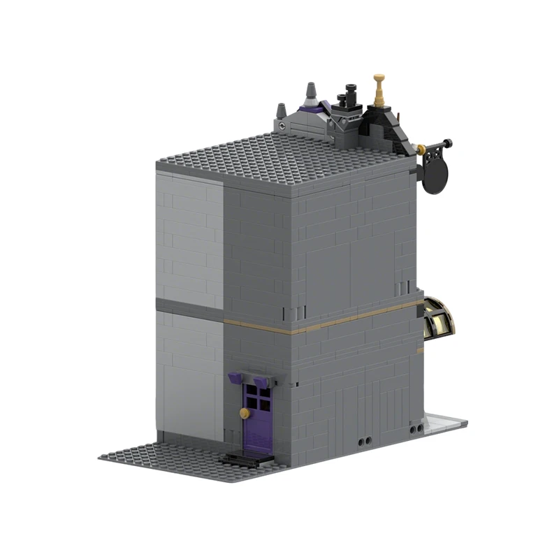 936 قطعة من مكعبات البناء التكنولوجية للأطفال، تصميم مخصص لمتجر السحر ومتجر الملابس، لعبة تجميع يدوية الصنع