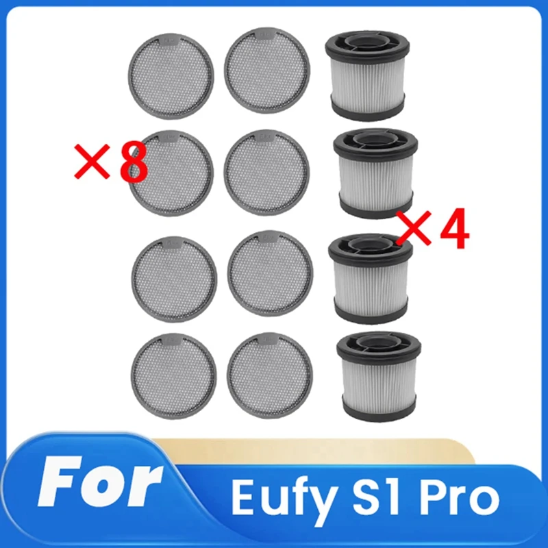 

A13R-12 Pcs Filter And Filter Cotton For Dreame Z10/Z20 Station Sweeping Robot Accessories Robot Cleaner Parts Replacement
