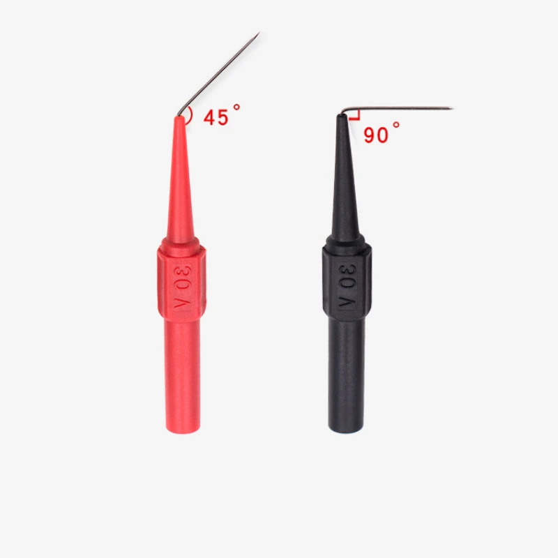 10PCS 30V Car Tip Probes Diagnostic Tools Multimeter Test Leads Extention Back Piercing Needle Tip Probes Auto Kit Machine 0.7MM