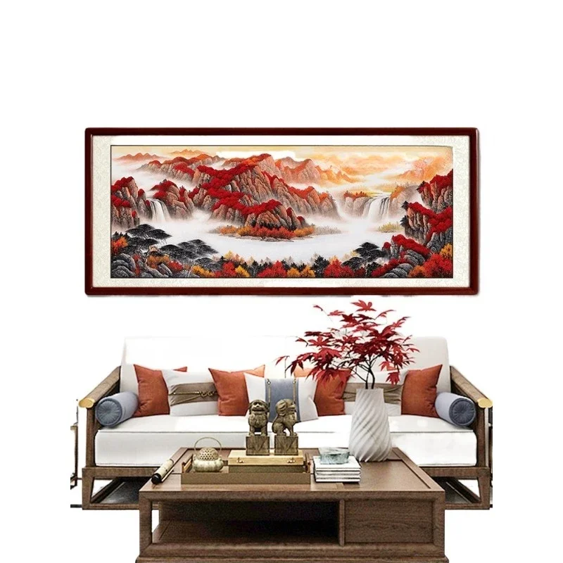 

Living room landscape painting, living room decorative painting, office cornucopia, pure hand-painted