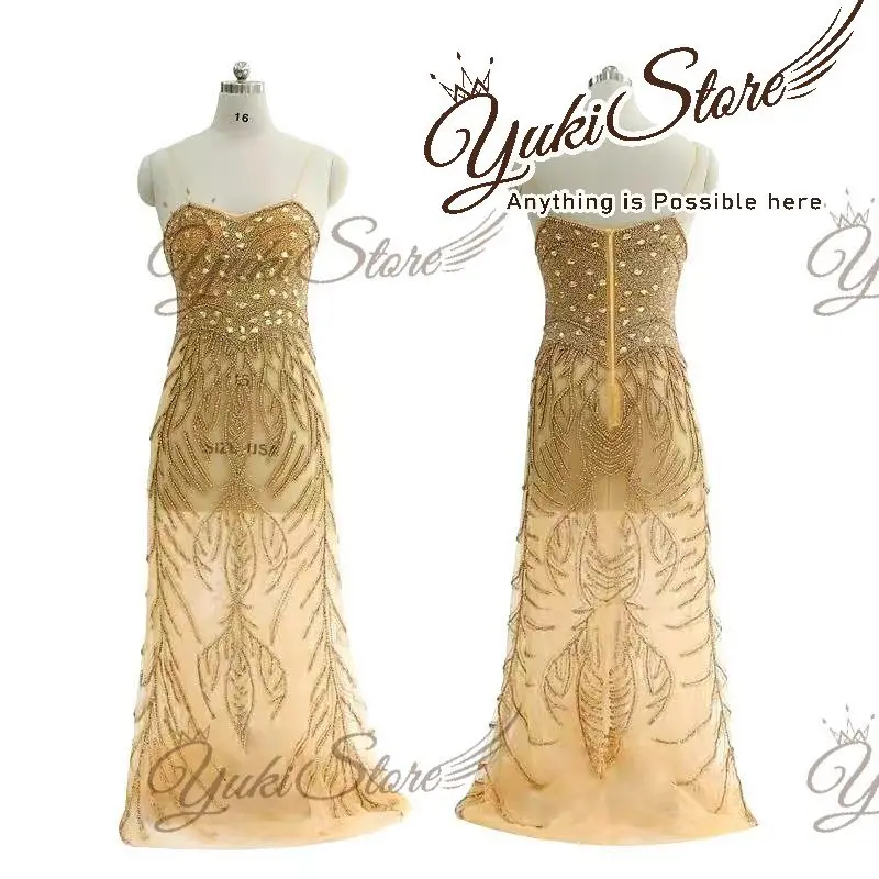 

Gold Star with rose gold colors sexy plus size crystal rhinestone wedding dress evening dress cocktail dress JY075 2024