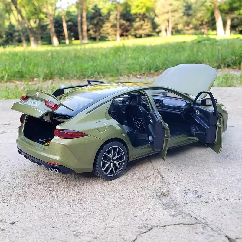 1:24 Trumpchi EMPOWโลหะผสมรถลีมูซีนDiecasts & Toy Vehiclesรุ่นSound & Lightดึงกลับรถของสะสมเด็กของขวัญ