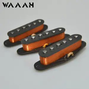 Hand-made Alnico5 SSS Single Coil Vintage Pickup for Electric ST Guitar  Pickup Suit for Old 57 ST Pickup Set