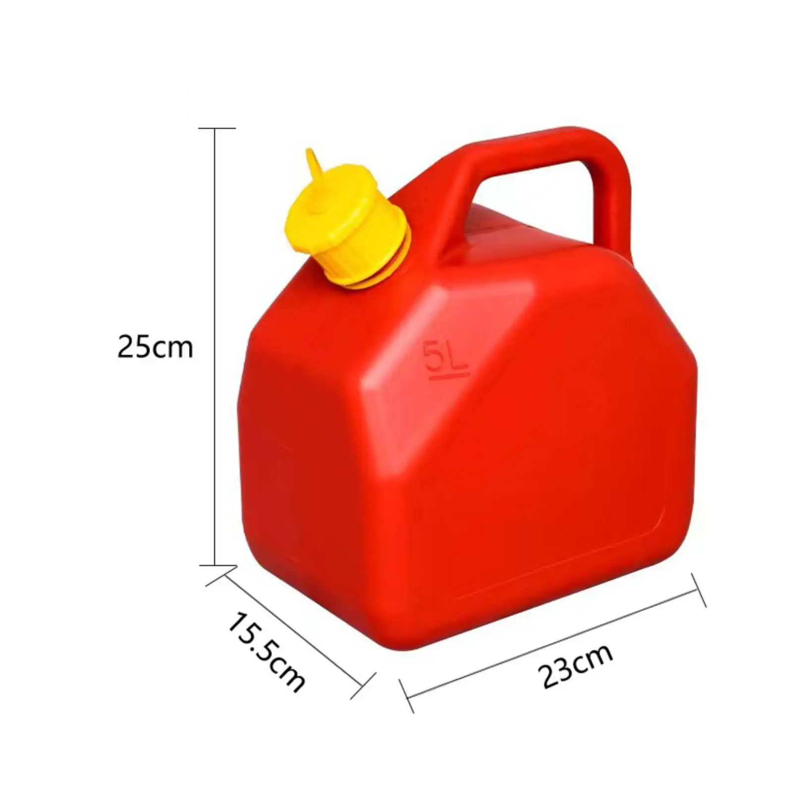 HDPE Petrol Storage Container Leakproof Portable Oil Tank Gas Canister for Car SUV UTV Household Emergency Backup