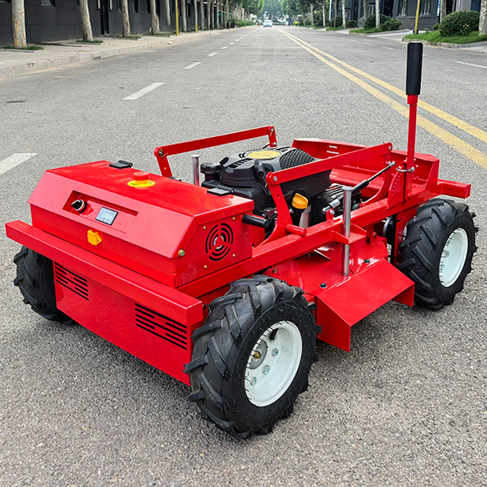 

EPA Certified 50cm Remote Control Crawler Petrol Lawn Mower Heavy Duty Farm Grass Cutter All Terrain Concealed Design