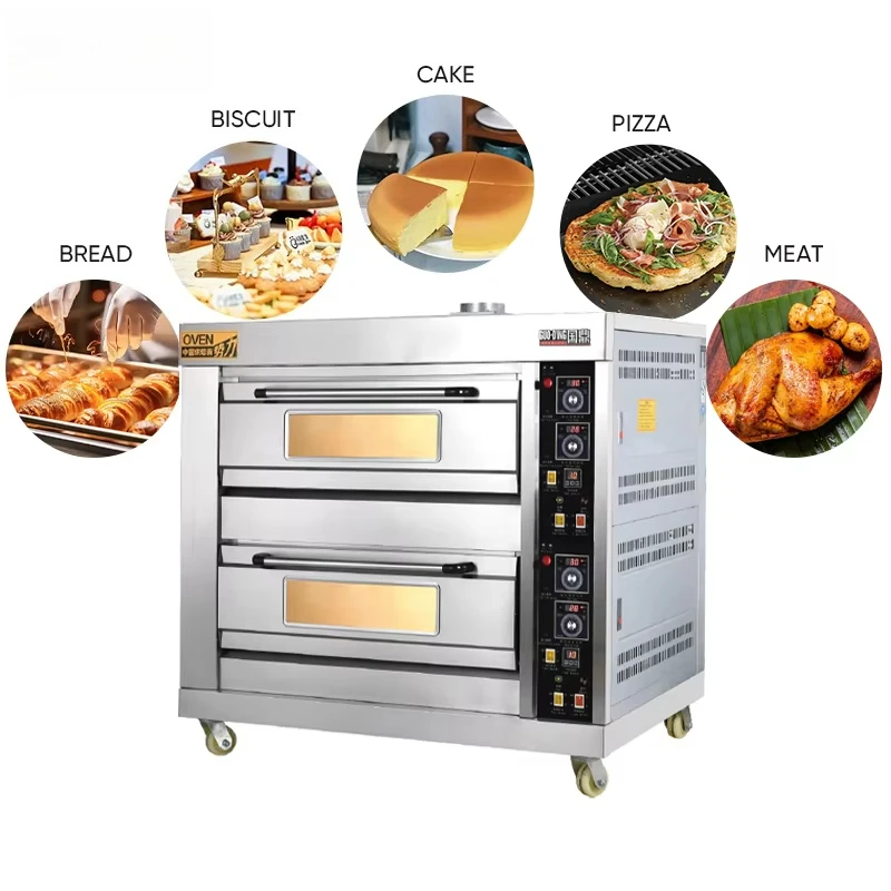 

Manufacturer Low Price 1/2/3 Deck Bread Oven Gas Baking Oven