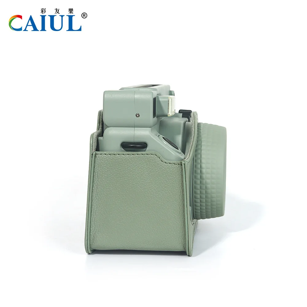 Caitransistors-Étui de protection pour appareil photo instantané Fujifilm Instax 400, sac en PU avec sangles réglables