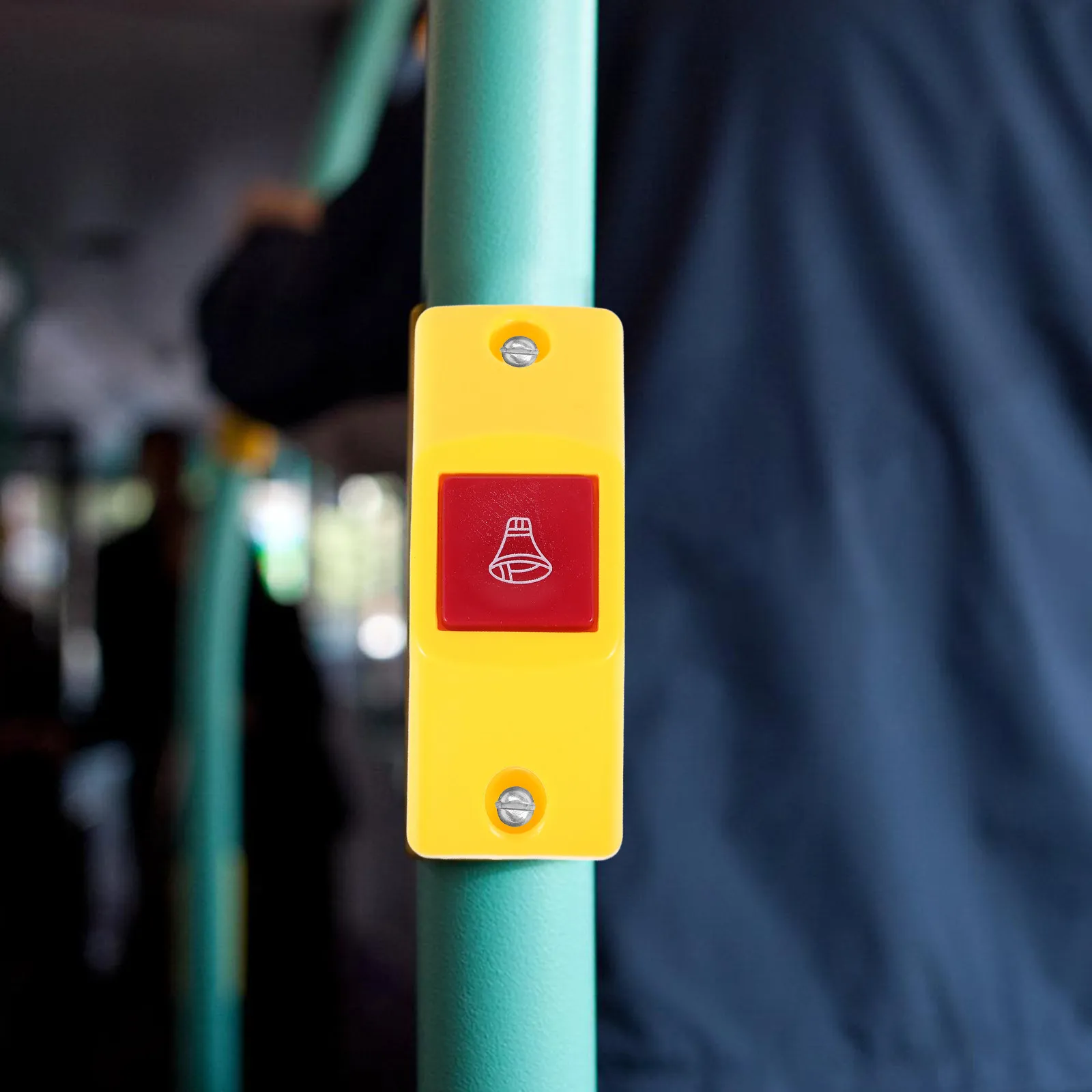 

Bus Handrail Bell Button Replacement Bus Stop Signal Device Easy Mount Exit Reminder for Noisy Environments Reliable Alert