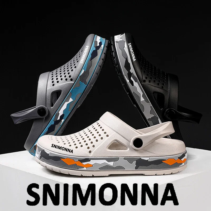 

2024 Summer Anti Slip and Wear Resistant Fishing Shoes Lightweight and Breathable Baotou Sandals Fashion Camo Durable Beach Shoe