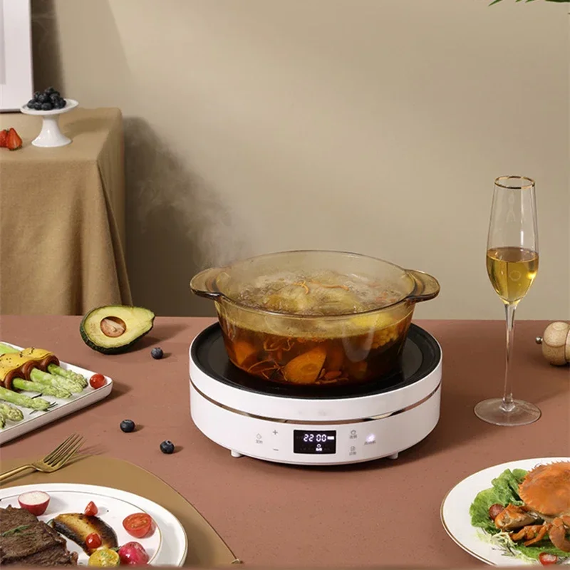 

2200W Electric Ceramic Stove Home Smart New Electric Stove Stir-frying Vegetables Integrated Mini Induction Cooker For Tea