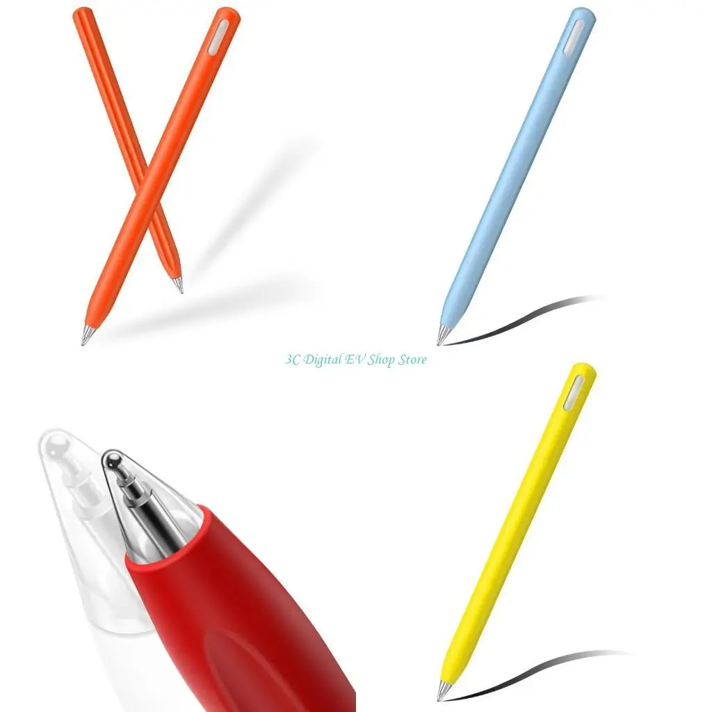 

E74D Washable Silicone Pencil Holder Case Suitable for M Pencil Cover Shell Protective Housing Sleeve Scratch Dirt Resistance