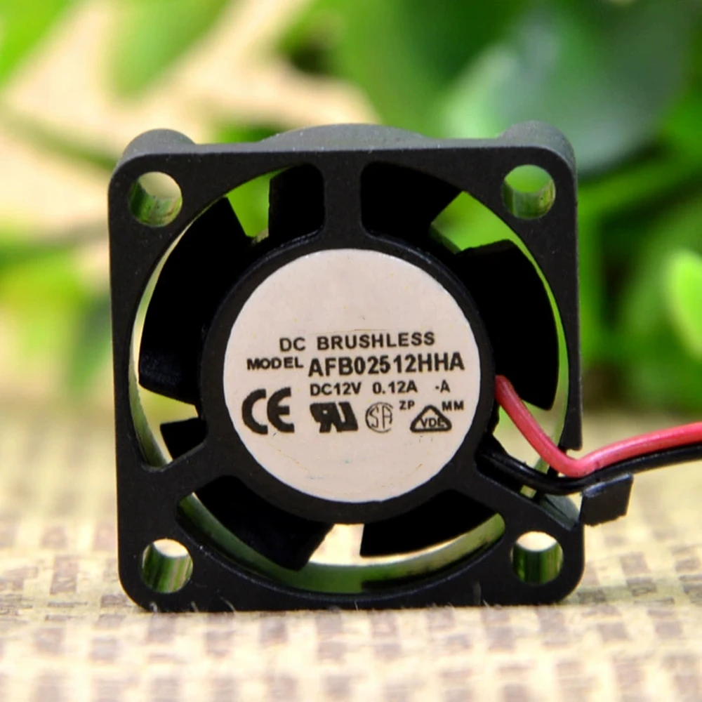 New Cooling Fan AFB02512HHA DC 12V 0.12A 2.5CM 2510 25X25X10MM 2-Wire